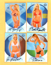 2007  BENCHWARMER AUTOGRAPH CARDS LOT OF 4 CARDS picture