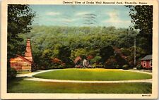 Postcard 1948 General View Drake Well Memorial Park Titusville Pennsylvania A135 picture