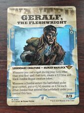 1x FOIL BREAKING NEWS GERALF THE FLESHWRIGHT - Outlaws - MTG Magic the Gathering picture