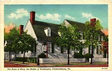 Vintage Postcard- The Home of Mary, Fredericksburg, VA. Early 1900s picture