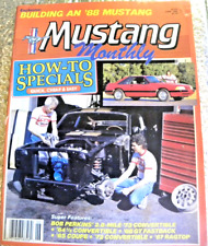 Mustang Monthly Magazine June 1988 How To Specials Quick Cheap & Easy picture