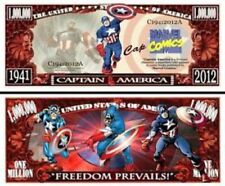 Avengers Captain America 25 Pack 1 Million Dollar BIll Collectible Novelty Money picture