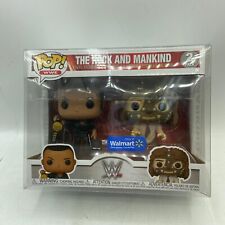 Funko Pop The Rock and Mankind Walmart Exclusive Walmart 2 Pack. picture