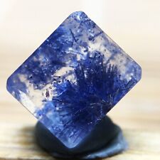1.95Ct Very Rare NATURAL Beautiful Blue Dumortierite Quartz Crystal Pendant picture