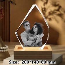 Personalized 3D Crystal Photo Gift For Birthday Anniversary Mother's Day Present picture