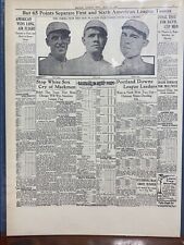 VINTAGE NEWSPAPER HEADLINE~BOSTON RED SOX PURCHASE BABE RUTH ~BASEBALL JULY 1914 picture