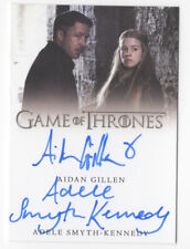 Aidan Gillen & Adele Smyth-Kennedy GAME OF THRONES Complete Dual Autograph Card picture