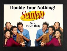 2001 Double Your Nothing Jerry Seinfeld TV Show Vintage Promo Postcard Fox 5 picture