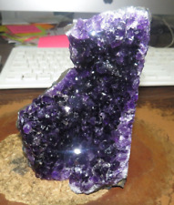 LARGE AMETHYST CRYSTAL CLUSTER  CATHEDRAL GEODE FROM URUGUAY picture