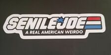 Senile Joe Biden Bumper Sticker G.I. Joe Parody Biden Harris 2020 FRAUD  picture
