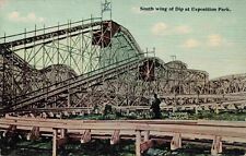 c1910 San Antonio Texas Roller Coaster Exposition Park Dahrooge Vintage Postcard picture