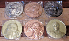 Set Of 6 Star Wars Coins W/ Sleeve & Barcode California Lottery Promotion picture