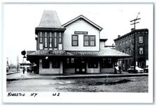 c1950's Union Station Building View Kowalak Kingston NY RPPC Photo Postcard picture