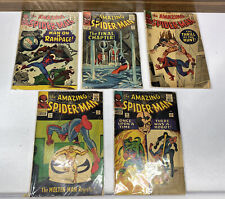VINTAGE 1966 THE AMAZING SPIDERMAN #32 , #33, #34 , #35 , #37 Low Grade Lot (5) picture