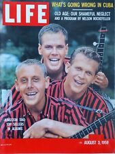Life magazine August 3rd, 1959. Kingston trio. Cover sheet only picture
