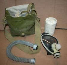 Vintage MC68 Romanian Military Gas Mask w/ Bag Hose and Filter Cold War Army  picture