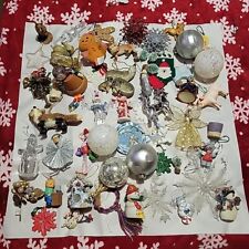 huge lot of 50+ vintage christmas ornaments - READ DESCRIPTION picture
