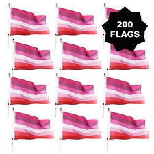 WHOLESALE 200 LESBIAN PRIDE FLAGS LGBT+ GAY PRIDE FLAGS FESTIVAL CARNIVAL picture