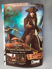 Pirates Of The Caribbean Online Johnny Depp Video Game Art 2008 Vintage Print Ad picture
