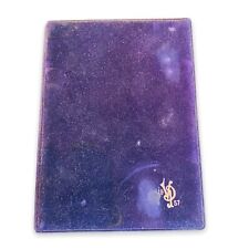 Vintage Veiled Prophet 1957 Notebook with Purple Cover with Christmas List? picture