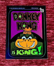 2013 Topps 75th Anniversary DONKEY KONG King Nintendo Rainbow Foil SP 1982 #81🔥 picture