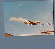 FOUND COLOR PHOTO J+1567 SIDE VIEW OF JET AIRPLANE picture