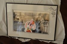 WHO FRAMED ROGER RABBIT Production Original Cel, Matt & Back SIGNED by Gary Wolf picture