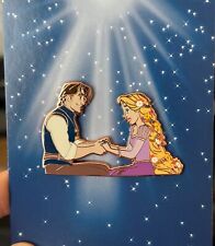 Disney Acme PreProduction Tangled Cutout Pin Flynn Rapunzel Rose Gold LE500  picture