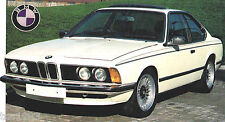 BMW ALPINA B7 SPEC SHEET/Brochure/Prospek:1987,1988,'86 picture