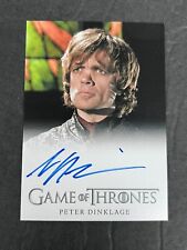 2012 Rittenhouse Game of Thrones Tyrion Lannister Peter Dinklage Auto Card AA picture