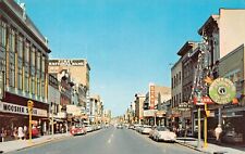 Richmond IN Indiana Main Street Hoosier Store Pharmacy Hotel Vtg Postcard A2 picture