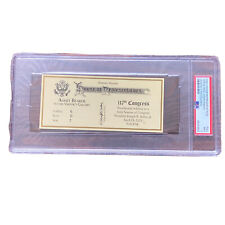 2021 Joe Biden Address to Congress Visitor's Gallery Credential Pass PSA 9 picture