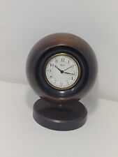 ⚜️1930s Vintage WUERSCH 8 Manual Wind Pedestal Mantel Clock WALNUT picture