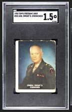 1950 Topps Freedom's War #201 Gen. Dwight D. Eisenhower SGC 1.5 picture