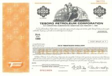 Tesoro Petroleum Corp. - $5,000 Specimen Bond - Specimen Stocks & Bonds picture