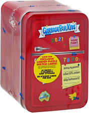 2021 Garbage Pail Kids Food Fight Red Tin - Exclusive Stickers & Rare Cards picture