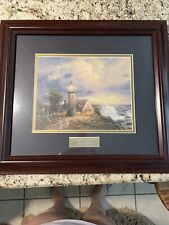 Thomas Kinkade A Light In The Storm Library Edition 2005 Home Interiors 8”x10” picture