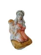 Sankyo Vintage Madonna And Child Porcelain figurine and music box 'Ave Maria'    picture