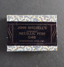 JOHN MITCHELL'S 048 Blue 2 Metallic Pen Nibs Box Pennini Writing picture