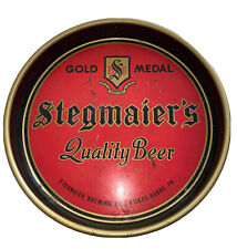 VINTAGE OLD STEGMAIER'S QUALITY BEER TRAY 13 INCHES WILKES BARRE PENNSYLVANIA picture