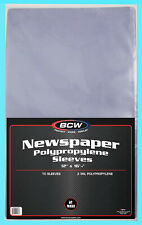 10 BCW 12X16 NEWSPAPER 2 MIL STORAGE SLEEVES Clear Poly Art Photo Print 12