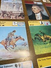 Vintage 1979 Educational American History Cards Lot Of 25 Cards picture
