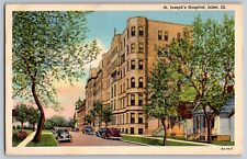 Joliet, Illinois IL - St. Joseph's Hospital - Vintage Postcard - Posted 1947 picture