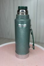 Vintage Stanley Thermos No. A-944DH Quart Green USA Aladdin Green Chrome picture