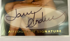 PLAYBOY'S PLAYMATES Autograph LAUREN ANDERSON Auto Card LA/P Signature Playboy picture