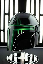 Star Wars Black Series The Mandalorian Black Wearable Helmet Collectible Armor picture