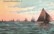  Postcard Yachting at Atlantic City NJ 1908 picture