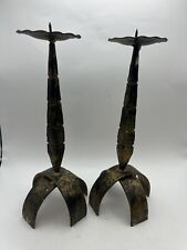 A Pair of Brutalist Style Candle Holders picture