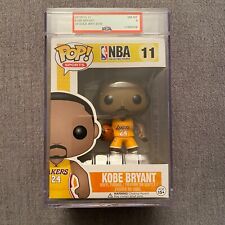 PSA 8 Funko Pop NBA Kobe Bryant Yellow Jersey 24 #11 VAULTED, AUTHENTIC picture