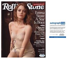 Emma Stone AUTOGRAPH Actress Signed 10x8 Photo ACOA picture
